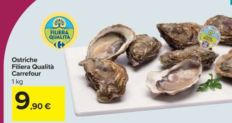 Ostriche Filiera Qualità Carrefour