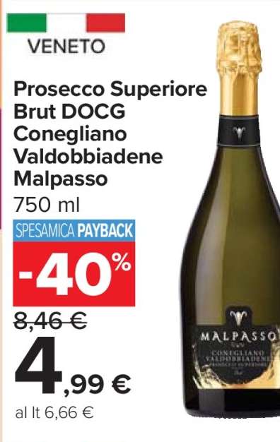Prosecco Superiore Brut DOCG Conegliano Valdobbiadene Malpasso