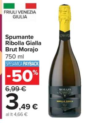 Spumante Ribolla Gialla Brut Morajo
