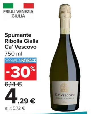 Spumante Ribolla Gialla Ca’ Vescovo