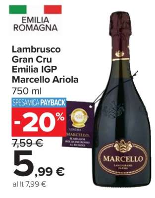 Lambrusco Gran Cru Emilia IGP Marcello Ariola