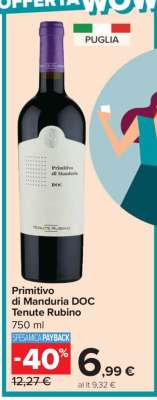 Primitivo di Manduria DOC Tenute Rubino