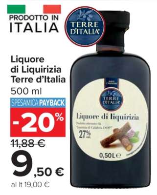 Liquore di Liquirizia Terre d’Italia