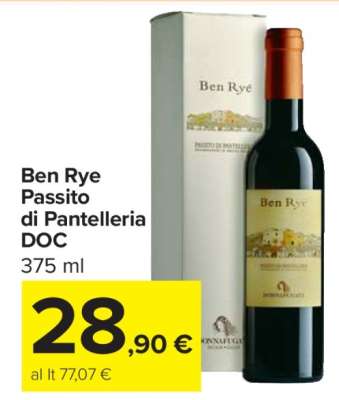 Ben Rye Passito di Pantelleria DOC