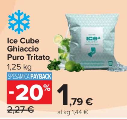 Ice Cube Ghiaccio Puro Tritato