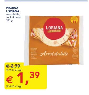 PIADINA LORIANA