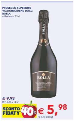 PROSECCO SUPERIORE VALDOBBIADENE DOCG BOLLA