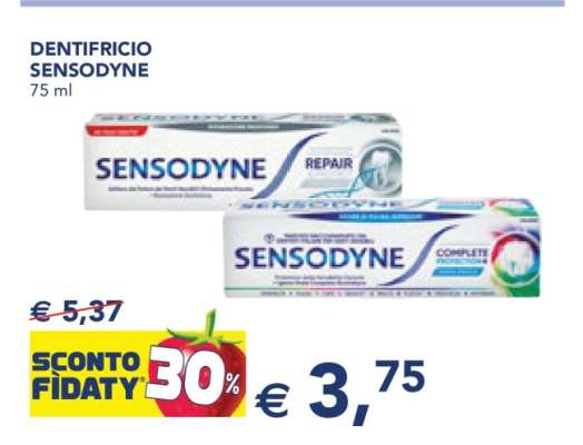 Dentifricio Sensodyne