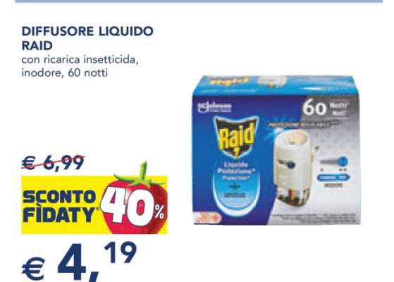 DIFFUSORE LIQUIDO RAID