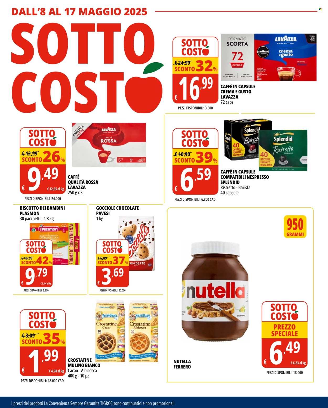 Volantino Tigros - 7/5/2025 - 19/5/2025. Pagina 1
