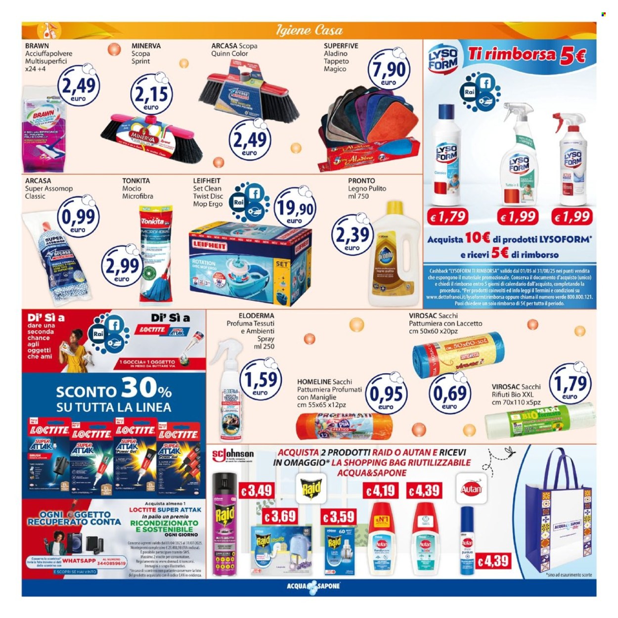 Volantino Acqua & Sapone - 5/5/2025 - 18/5/2025. Pagina 1