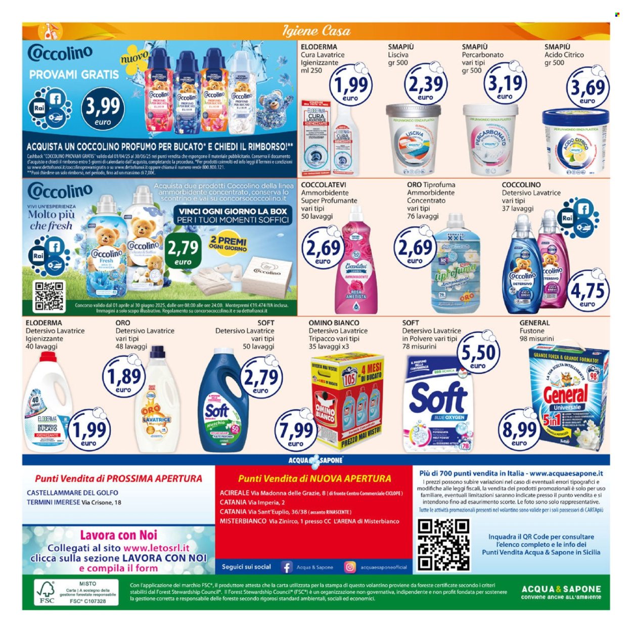 Volantino Acqua & Sapone - 5/5/2025 - 18/5/2025. Pagina 1