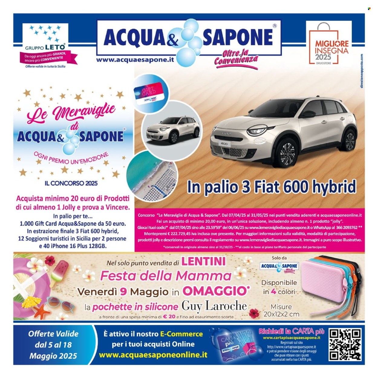 Volantino Acqua & Sapone - 5/5/2025 - 18/5/2025. Pagina 1