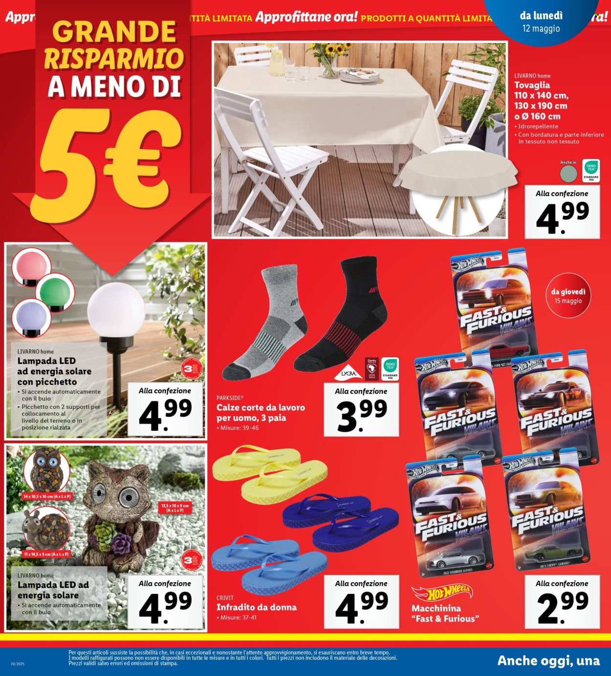 Volantino Lidl - 12/5/2025 - 18/5/2025. Pagina 1