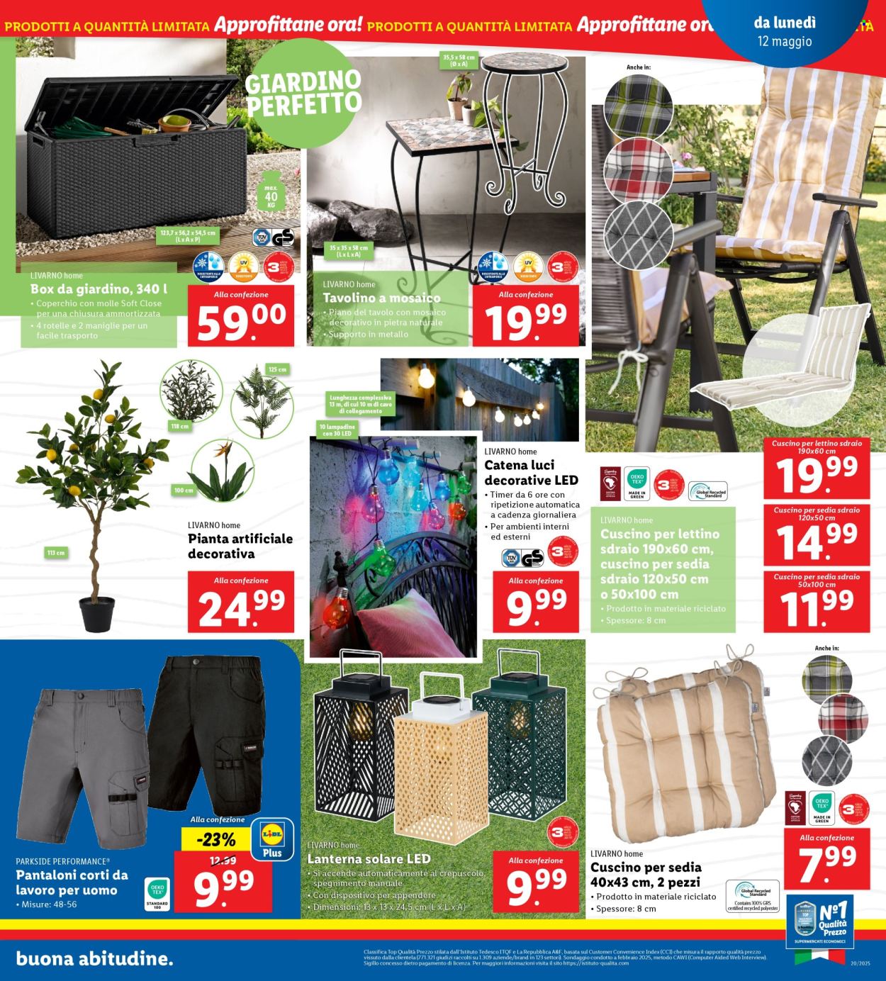 Volantino Lidl - 12/5/2025 - 18/5/2025. Pagina 1