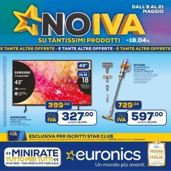 Volantino Euronics - 8/5/2025 - 21/5/2025.