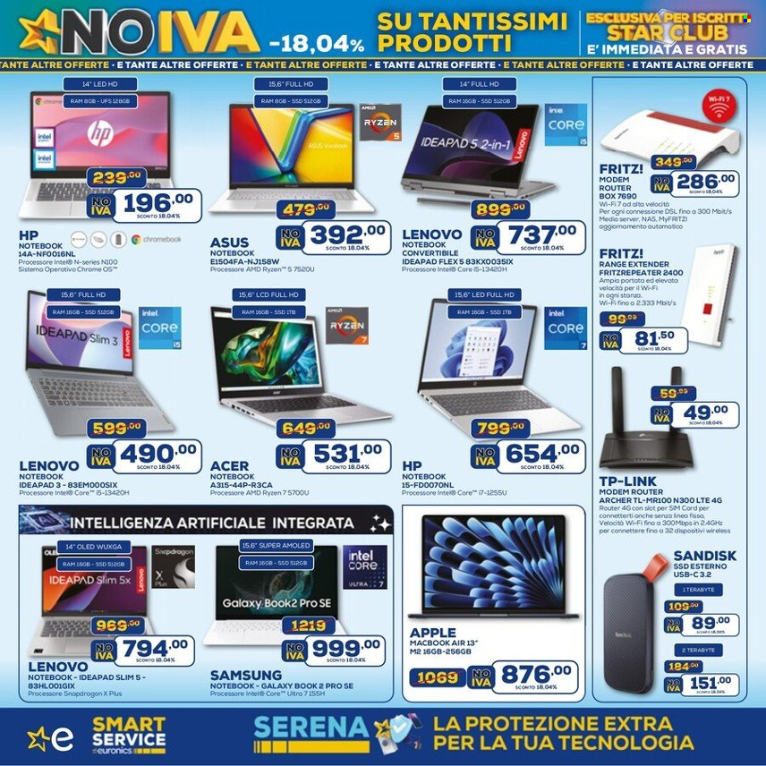 Volantino Euronics - 8/5/2025 - 21/5/2025. Pagina 1