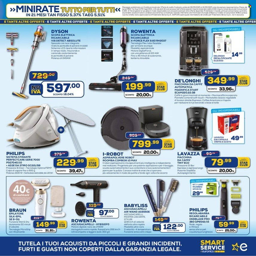 Volantino Euronics - 8/5/2025 - 21/5/2025. Pagina 1