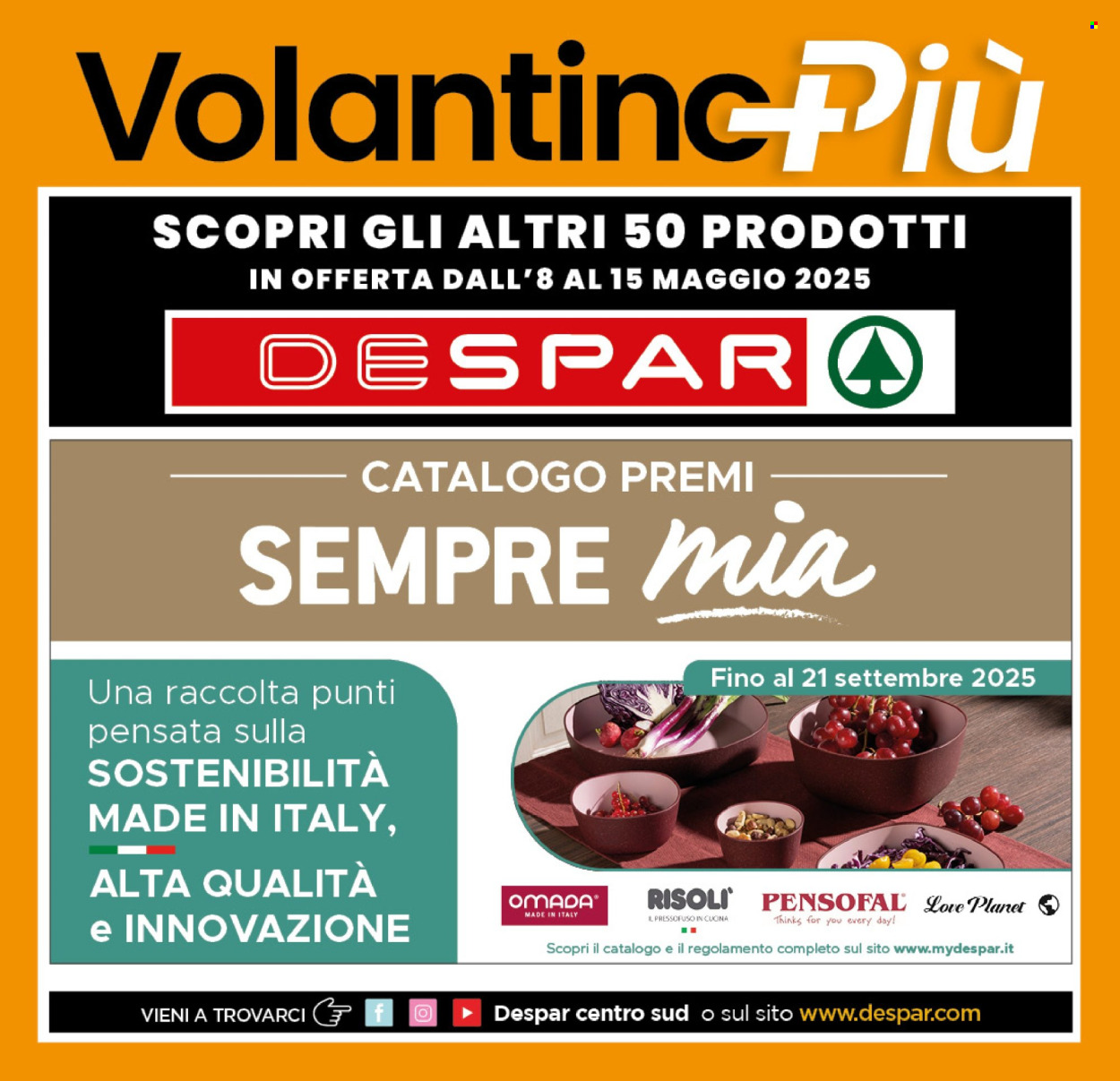 Volantino Despar - 8/5/2025 - 15/5/2025. Pagina 1