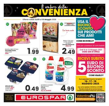 Volantino Eurospar - 8/5/2025 - 15/5/2025.