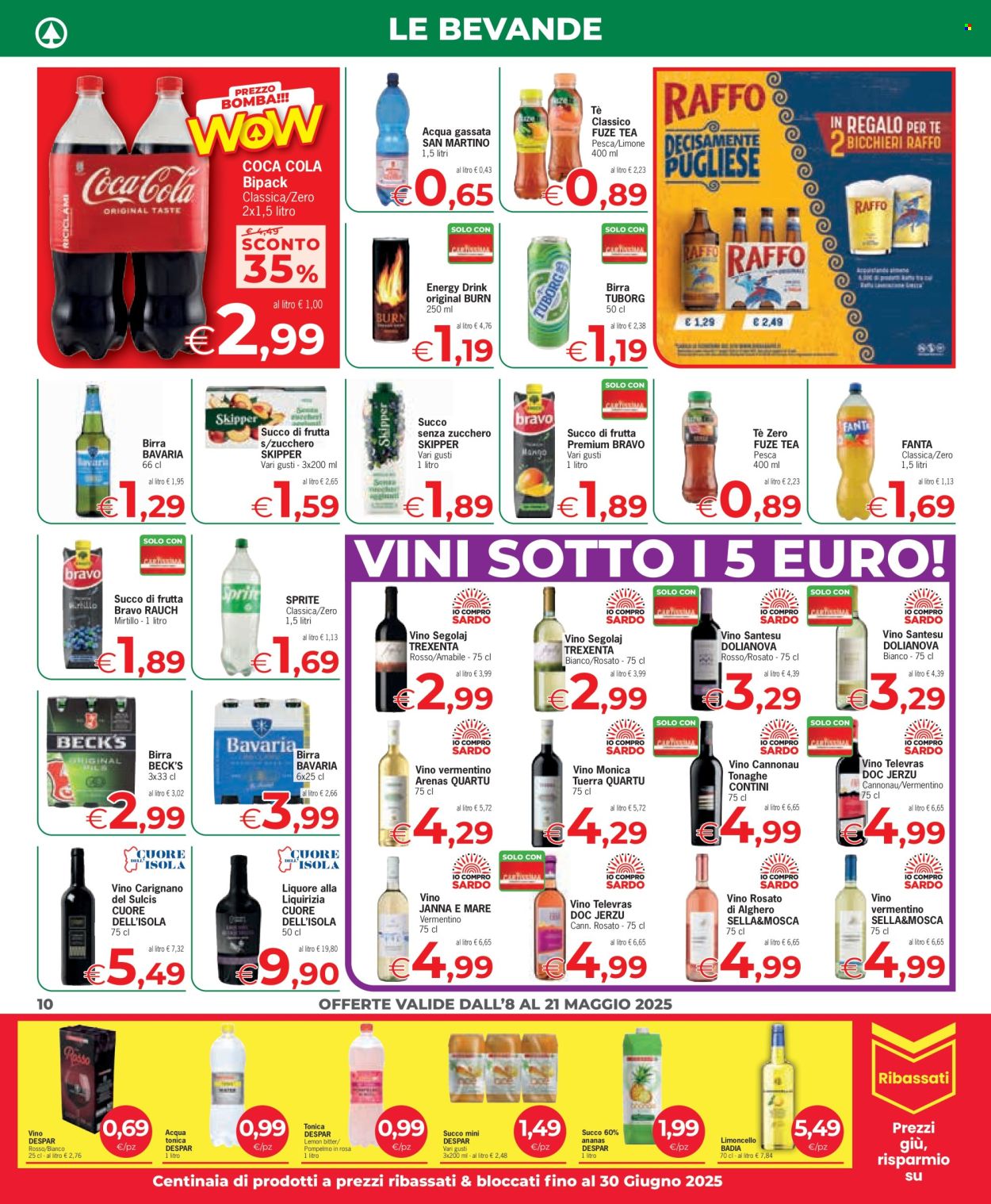 Volantino Eurospar - 8/5/2025 - 21/5/2025. Pagina 1