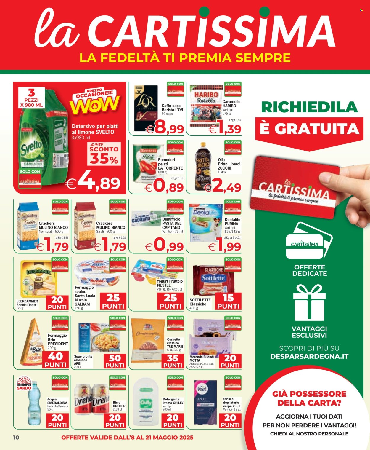 Volantino Eurospar - 8/5/2025 - 21/5/2025. Pagina 1