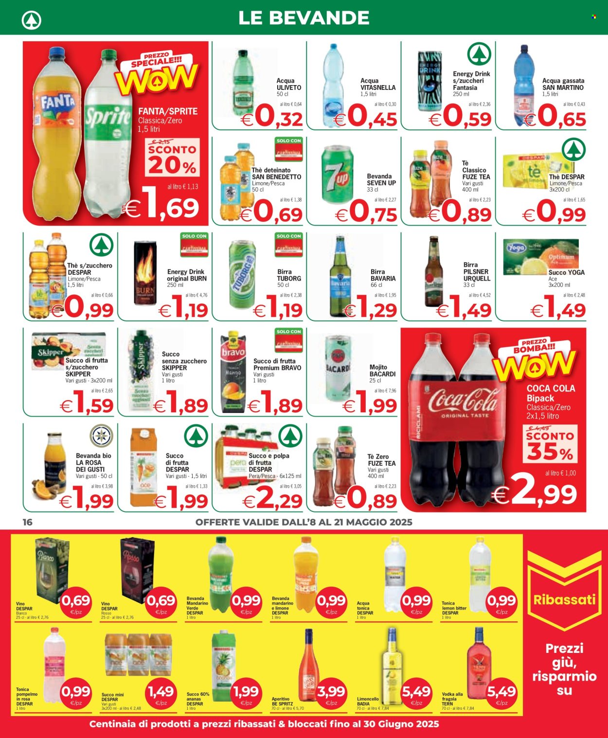 Volantino Eurospar - 8/5/2025 - 21/5/2025. Pagina 1