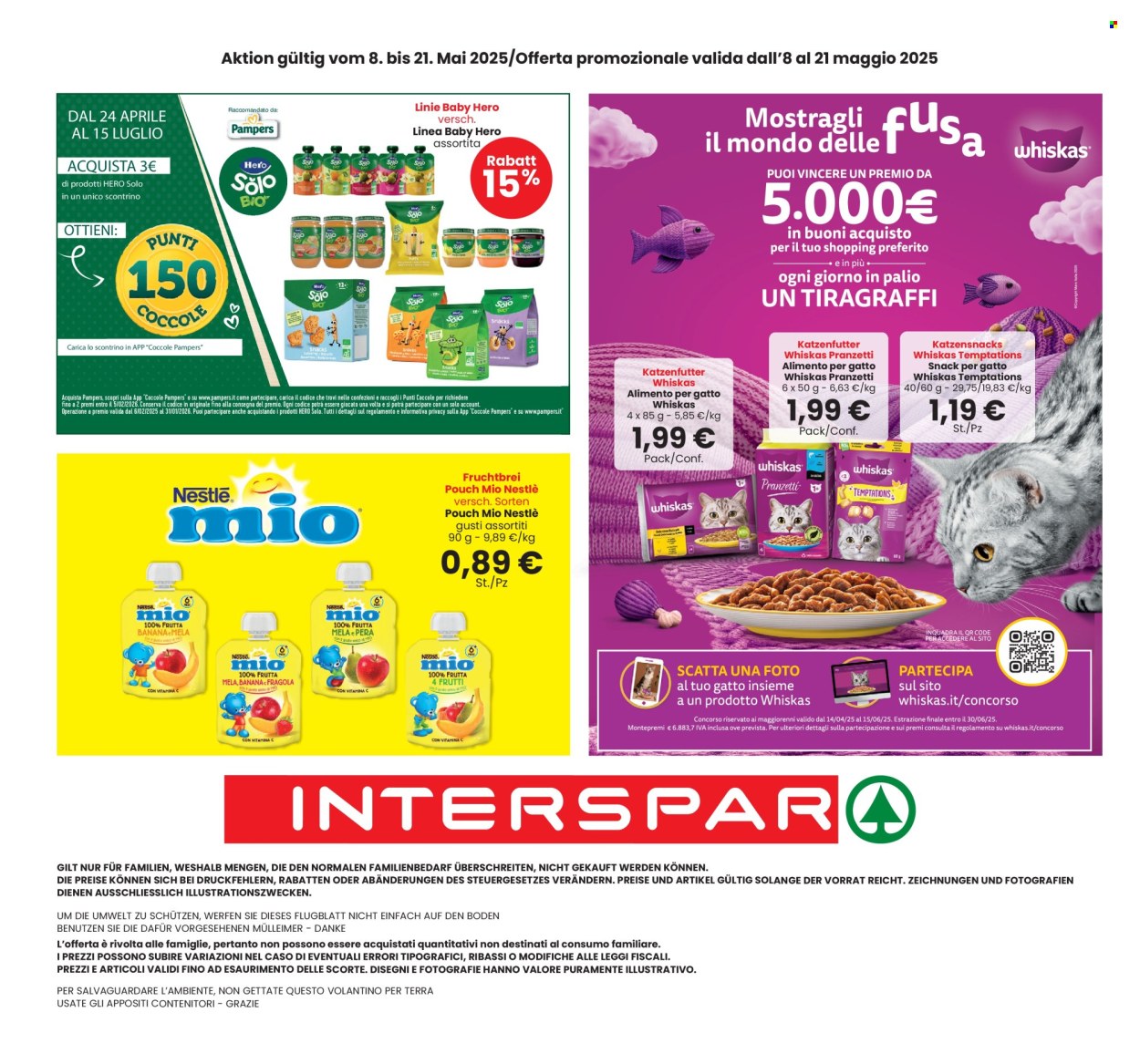 Volantino Interspar - 8/5/2025 - 21/5/2025. Pagina 1