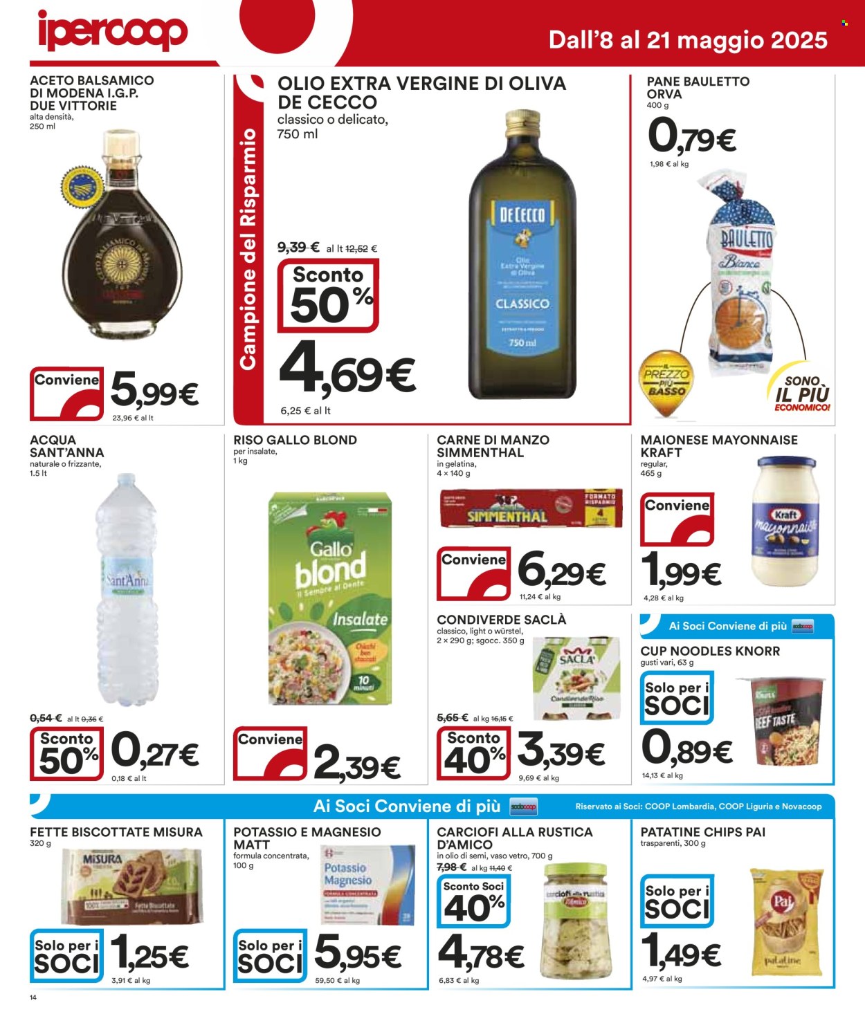 Volantino Coop - 8/5/2025 - 21/5/2025. Pagina 1