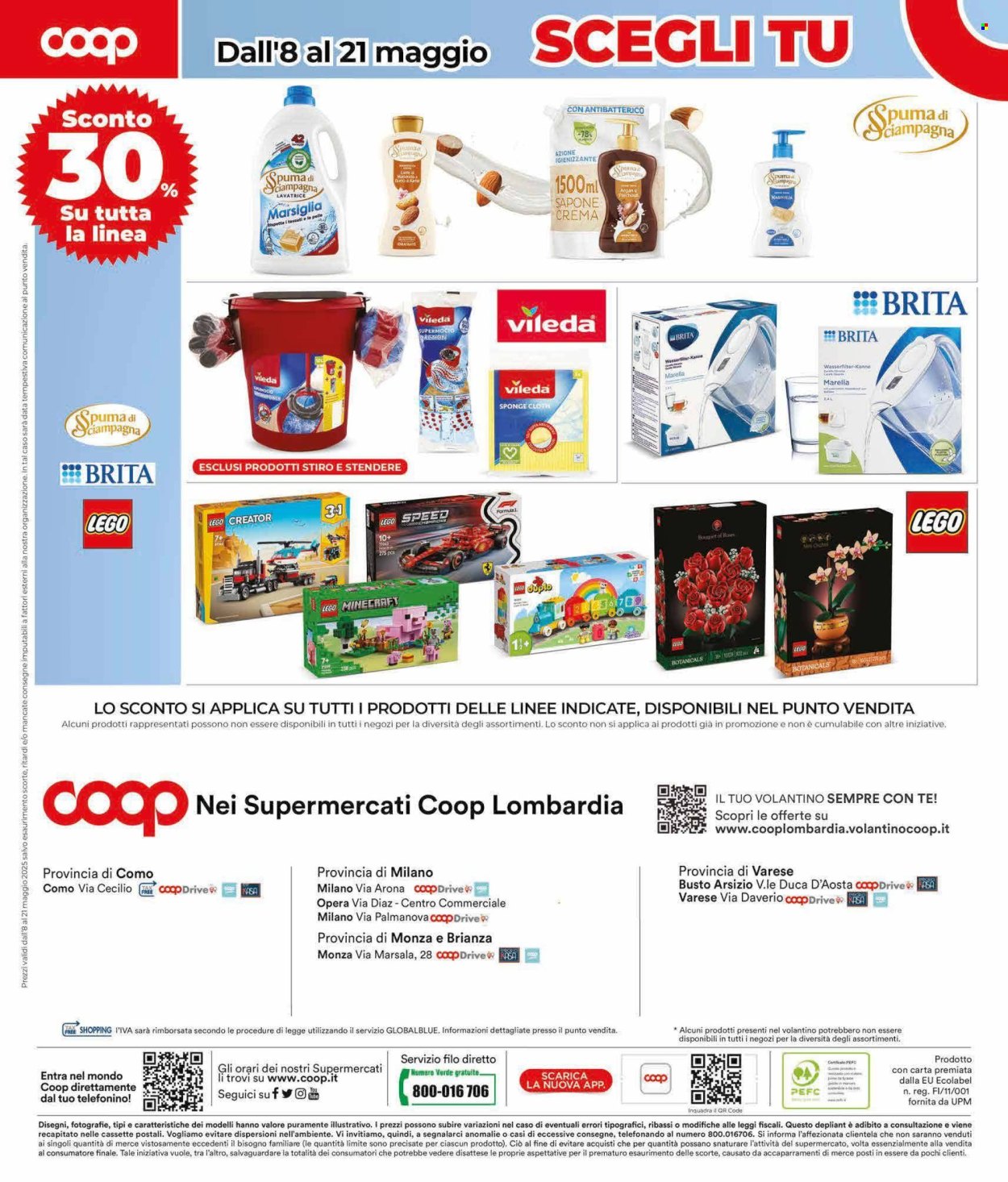 Volantino Coop - 8/5/2025 - 21/5/2025. Pagina 1