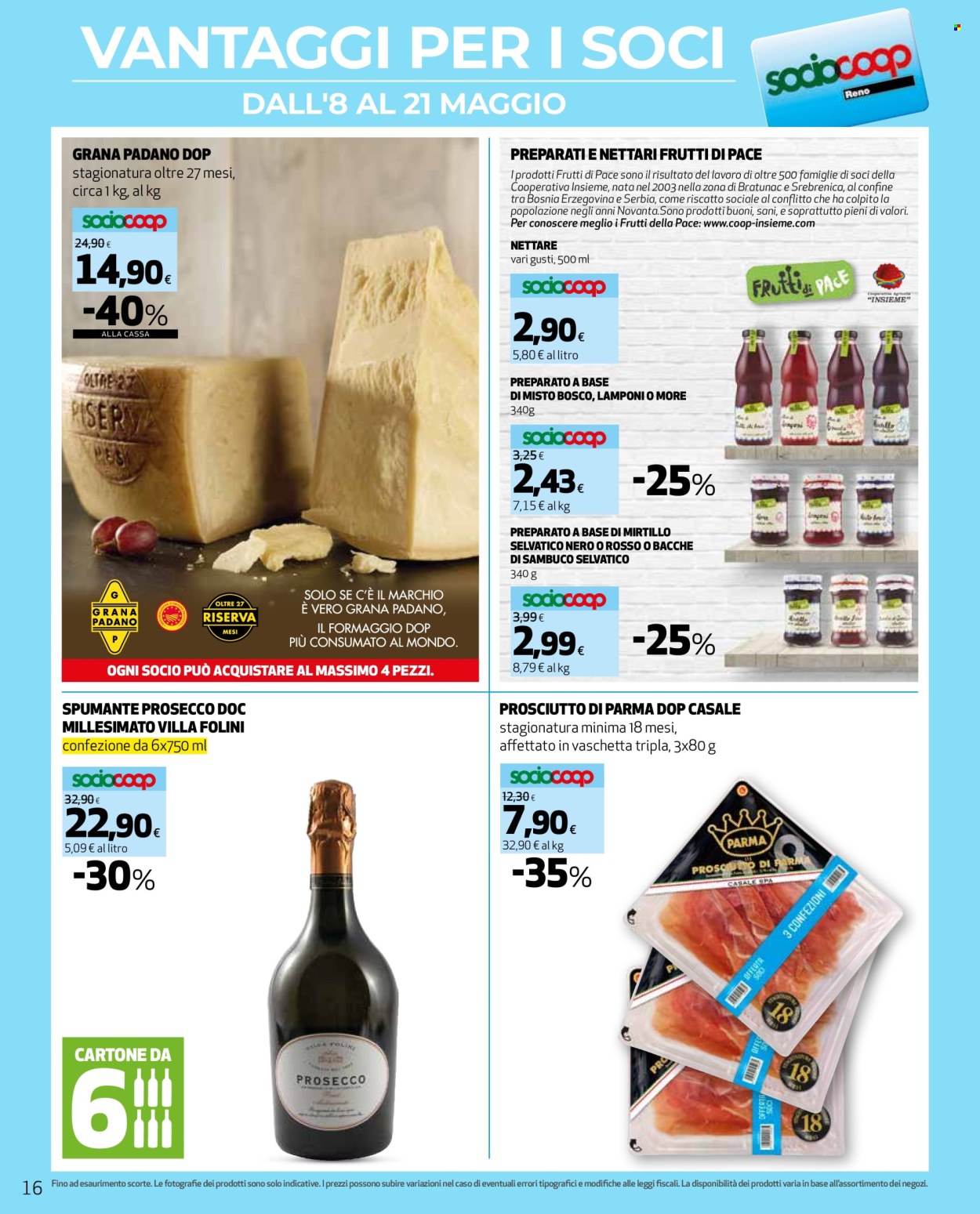 Volantino Coop - 8/5/2025 - 21/5/2025. Pagina 1