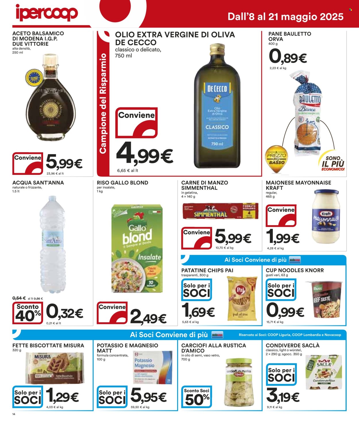 Volantino Coop - 8/5/2025 - 21/5/2025. Pagina 1