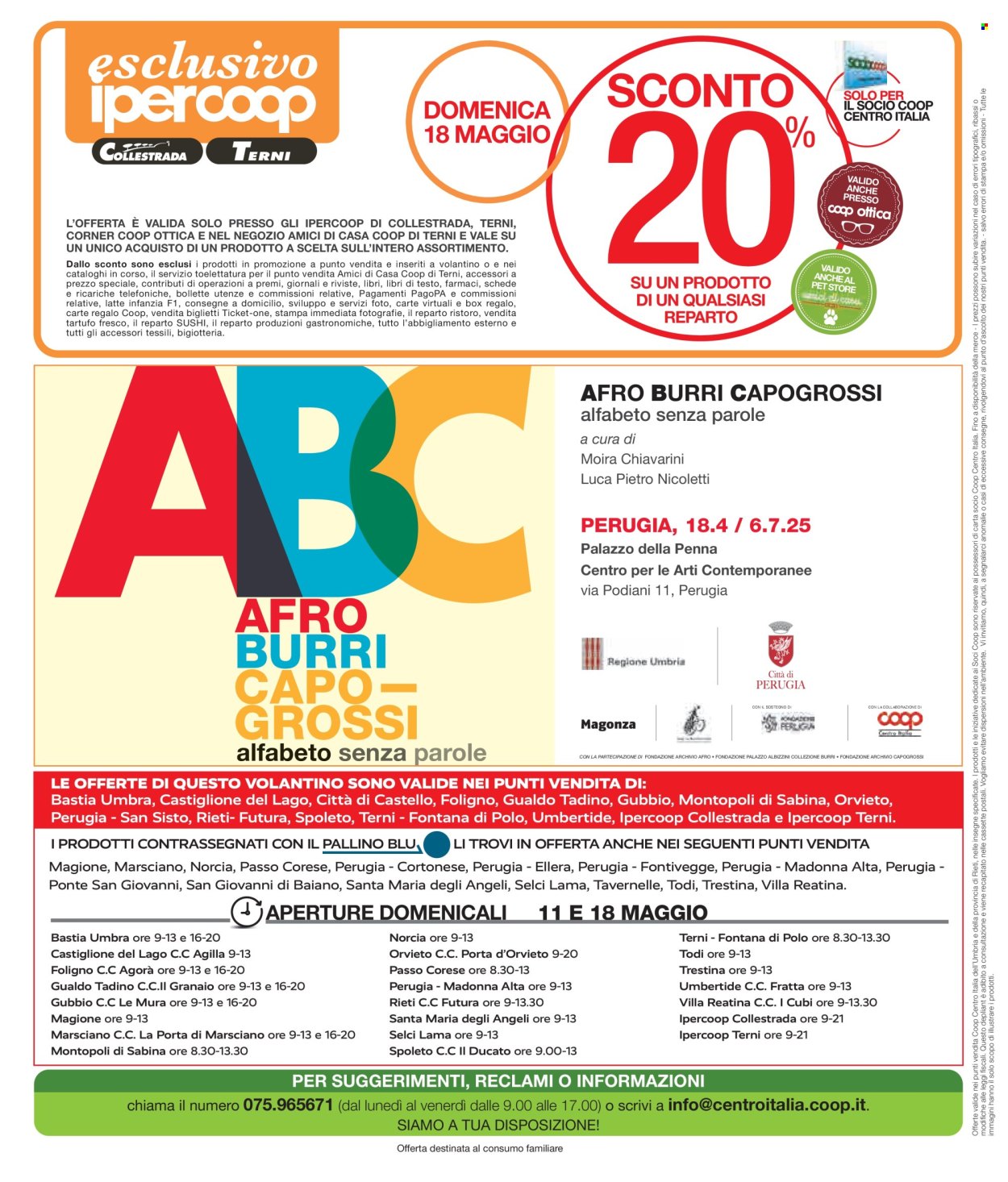 Volantino Coop - 8/5/2025 - 21/5/2025. Pagina 1
