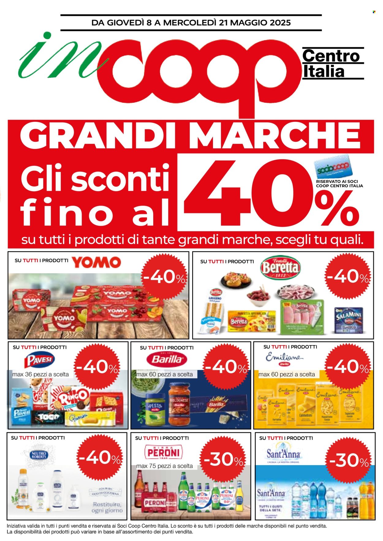 Volantino Coop - 8/5/2025 - 21/5/2025. Pagina 1