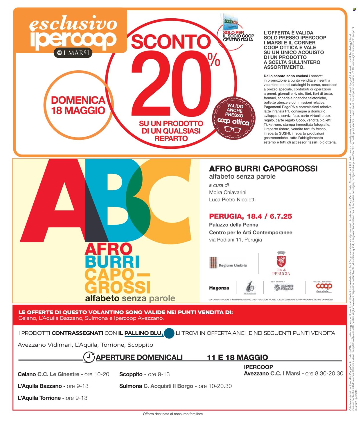 Volantino Coop - 8/5/2025 - 21/5/2025. Pagina 1