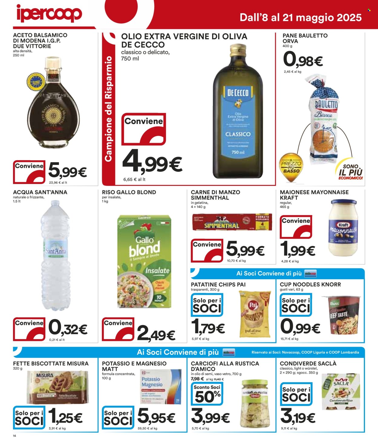 Volantino Coop - 8/5/2025 - 21/5/2025. Pagina 1