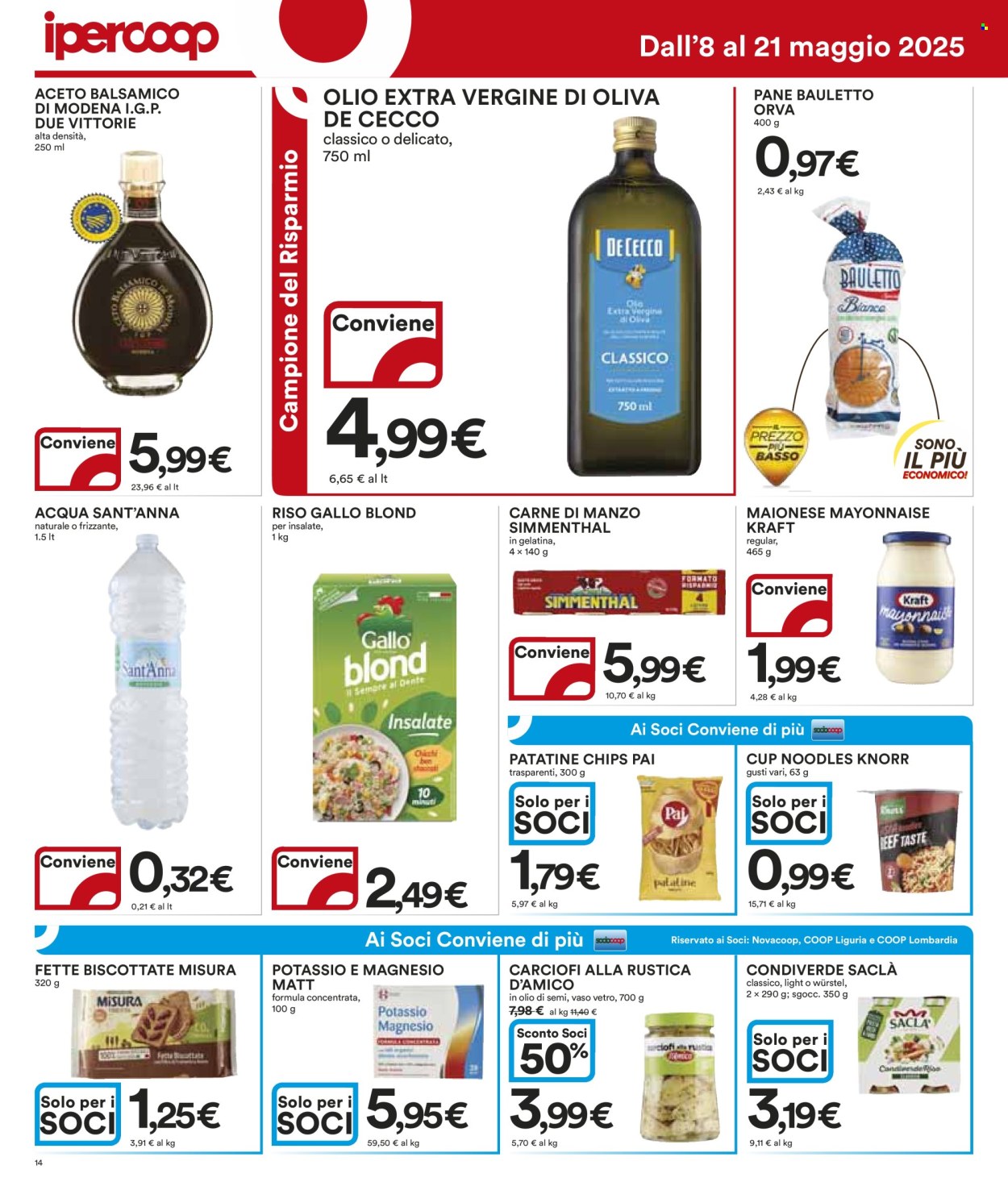 Volantino Coop - 8/5/2025 - 21/5/2025. Pagina 1