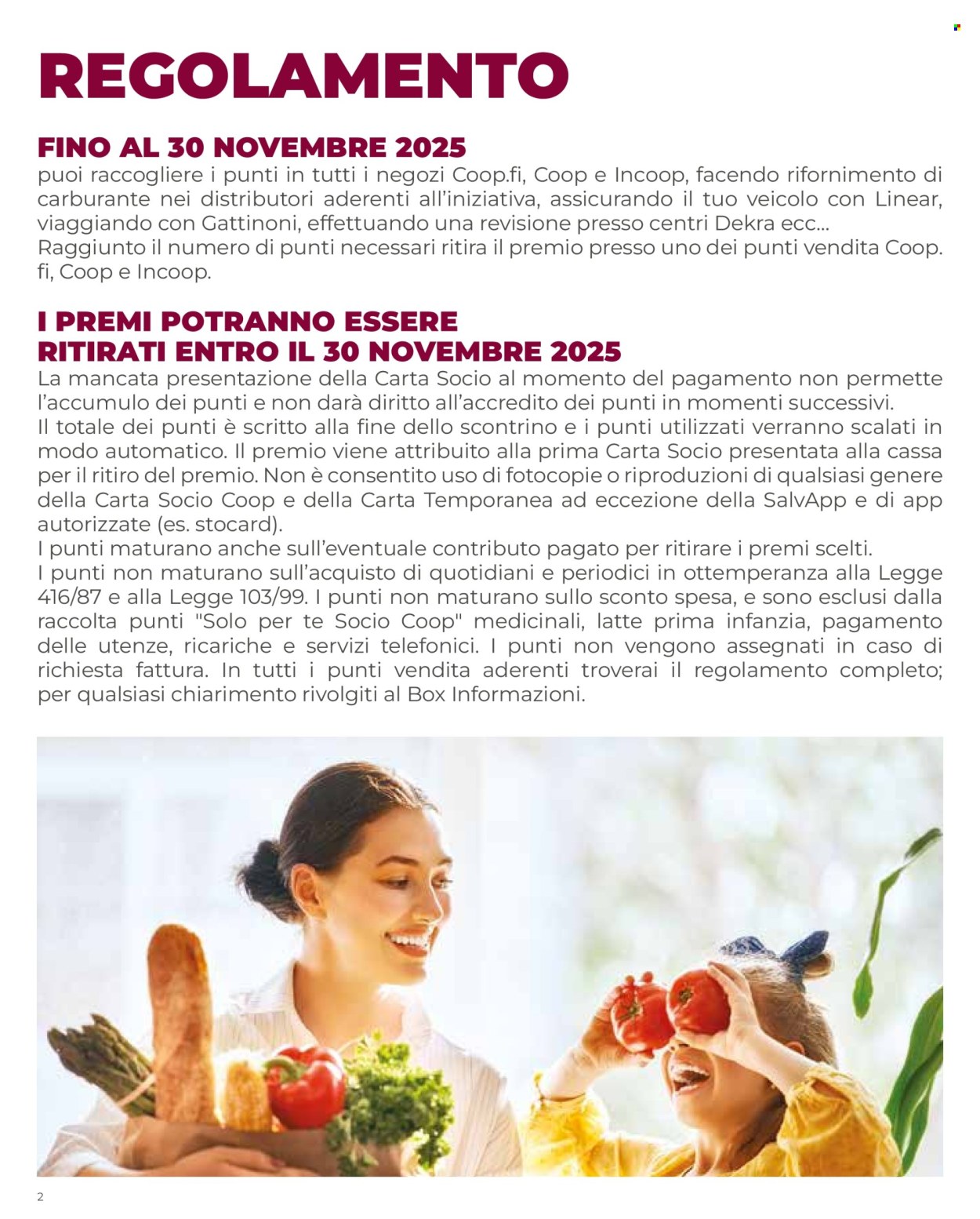 Volantino Coop - 7/5/2025 - 30/11/2025. Pagina 1