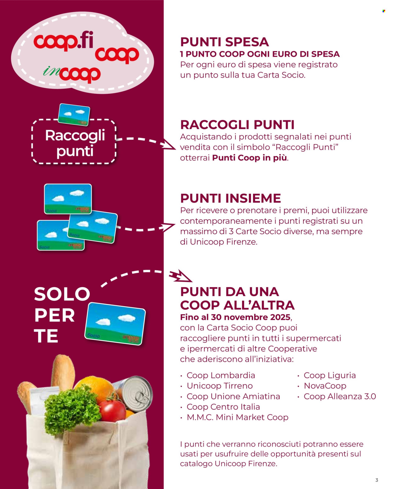 Volantino Coop - 7/5/2025 - 30/11/2025. Pagina 1