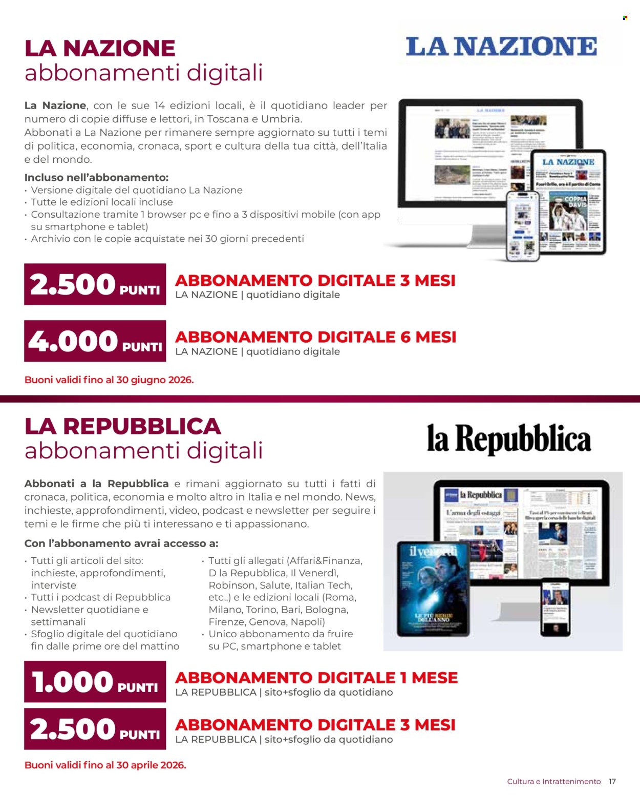 Volantino Coop - 7/5/2025 - 30/11/2025. Pagina 1