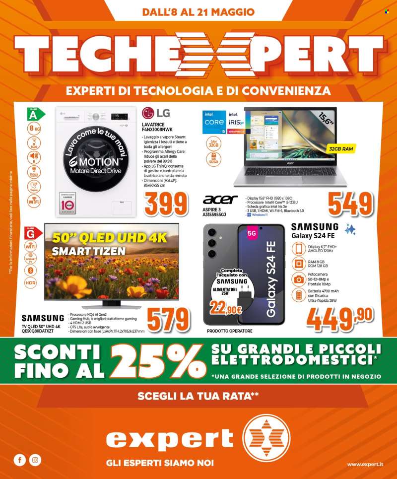 Volantino Expert - 8/5/2025 - 21/5/2025.