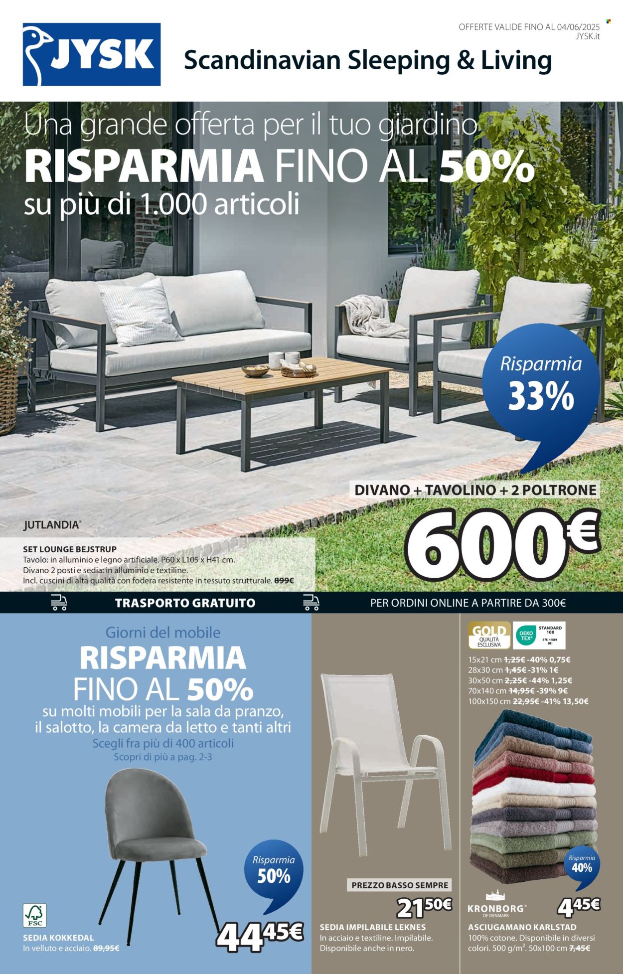 Volantino JYSK - 8/5/2025 - 4/6/2025. Pagina 1