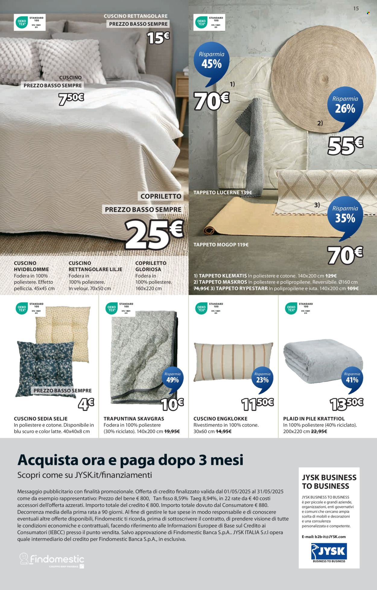 Volantino JYSK - 8/5/2025 - 4/6/2025. Pagina 1