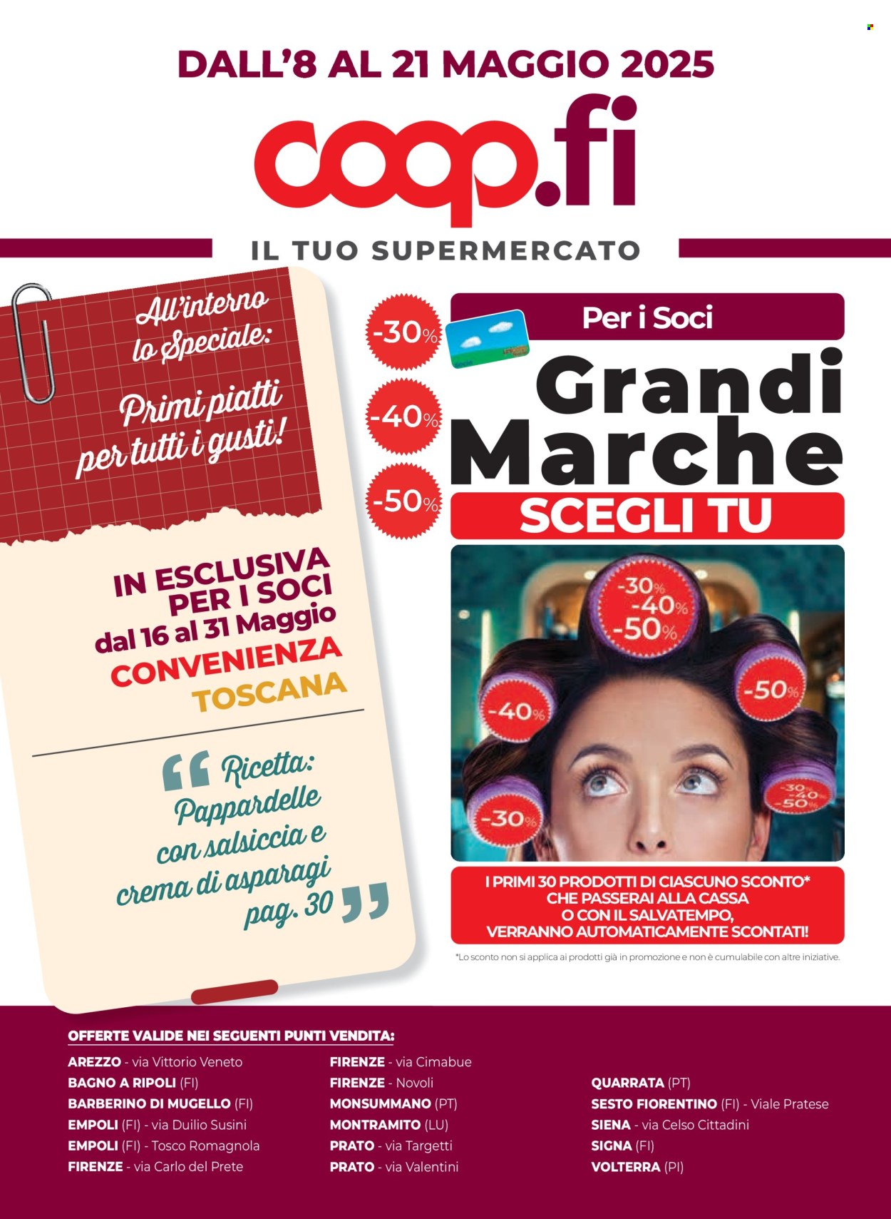 Volantino Coop - 8/5/2025 - 21/5/2025. Pagina 1