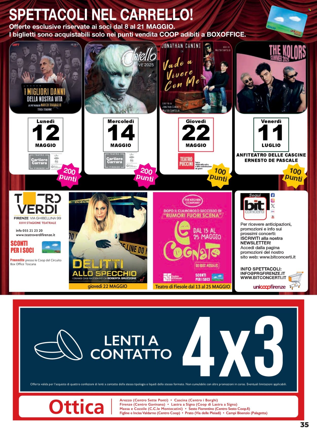 Volantino Coop - 8/5/2025 - 21/5/2025. Pagina 1