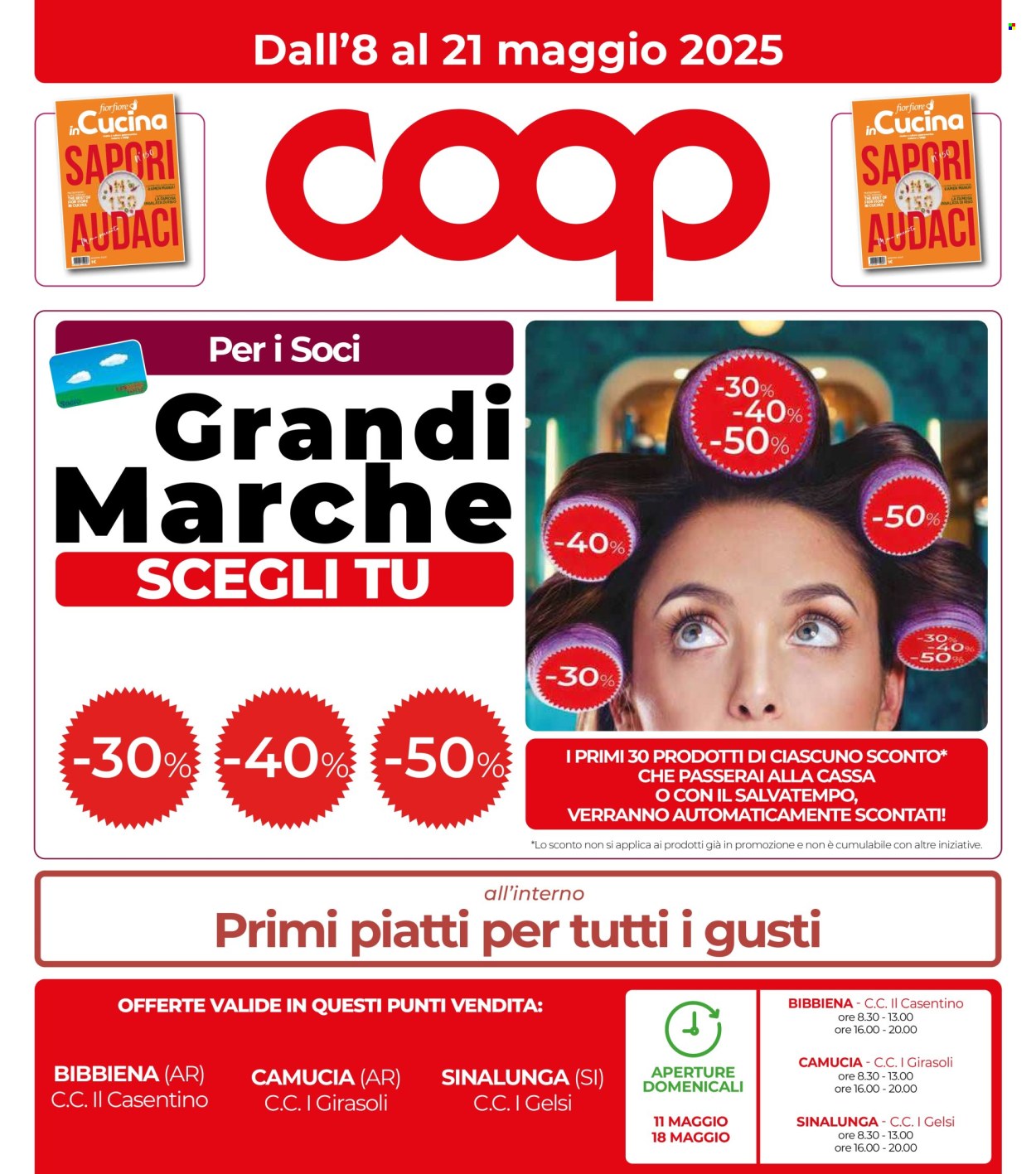 Volantino Coop - 8/5/2025 - 21/5/2025. Pagina 1