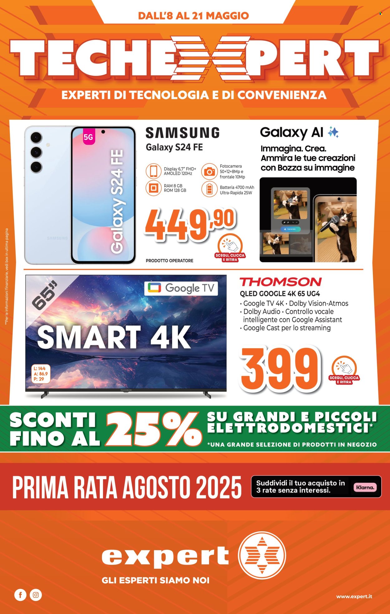 Volantino Expert - 8/5/2025 - 21/5/2025. Pagina 1
