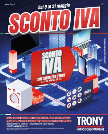 Volantino Trony - 8/5/2025 - 21/5/2025.