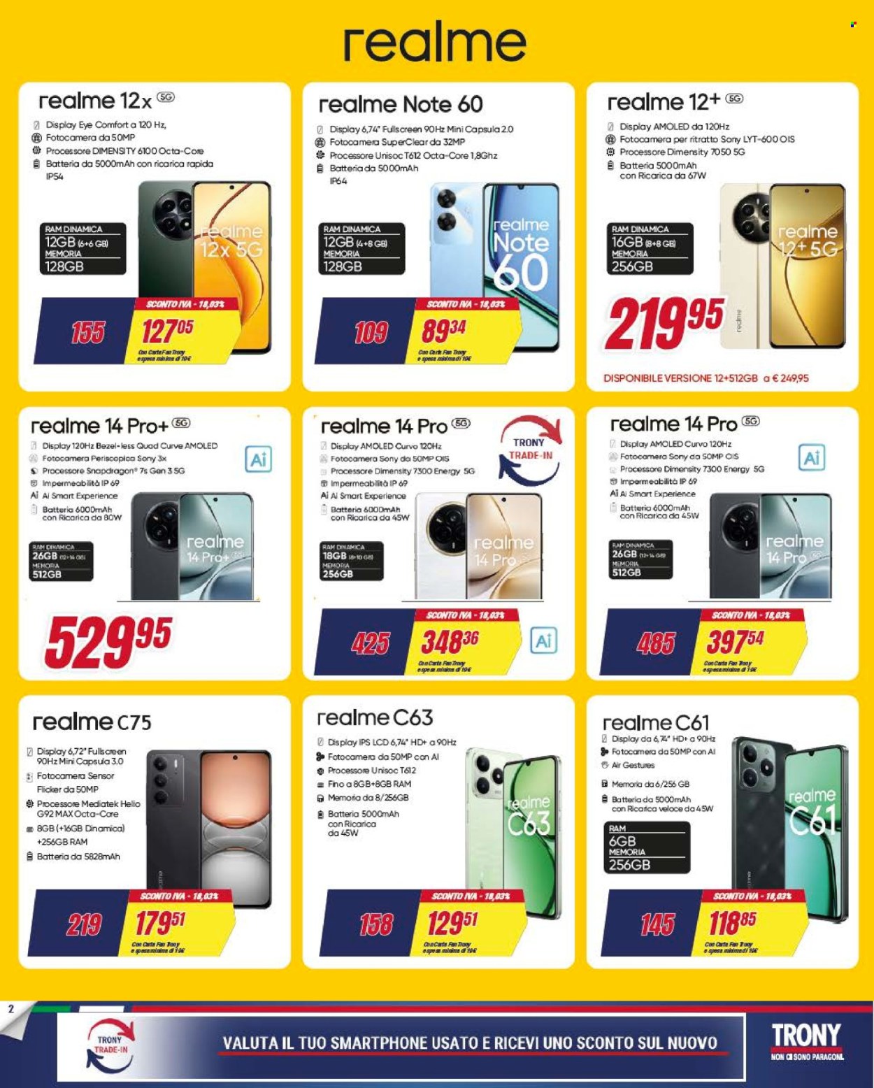 Volantino Trony - 8/5/2025 - 21/5/2025. Pagina 1