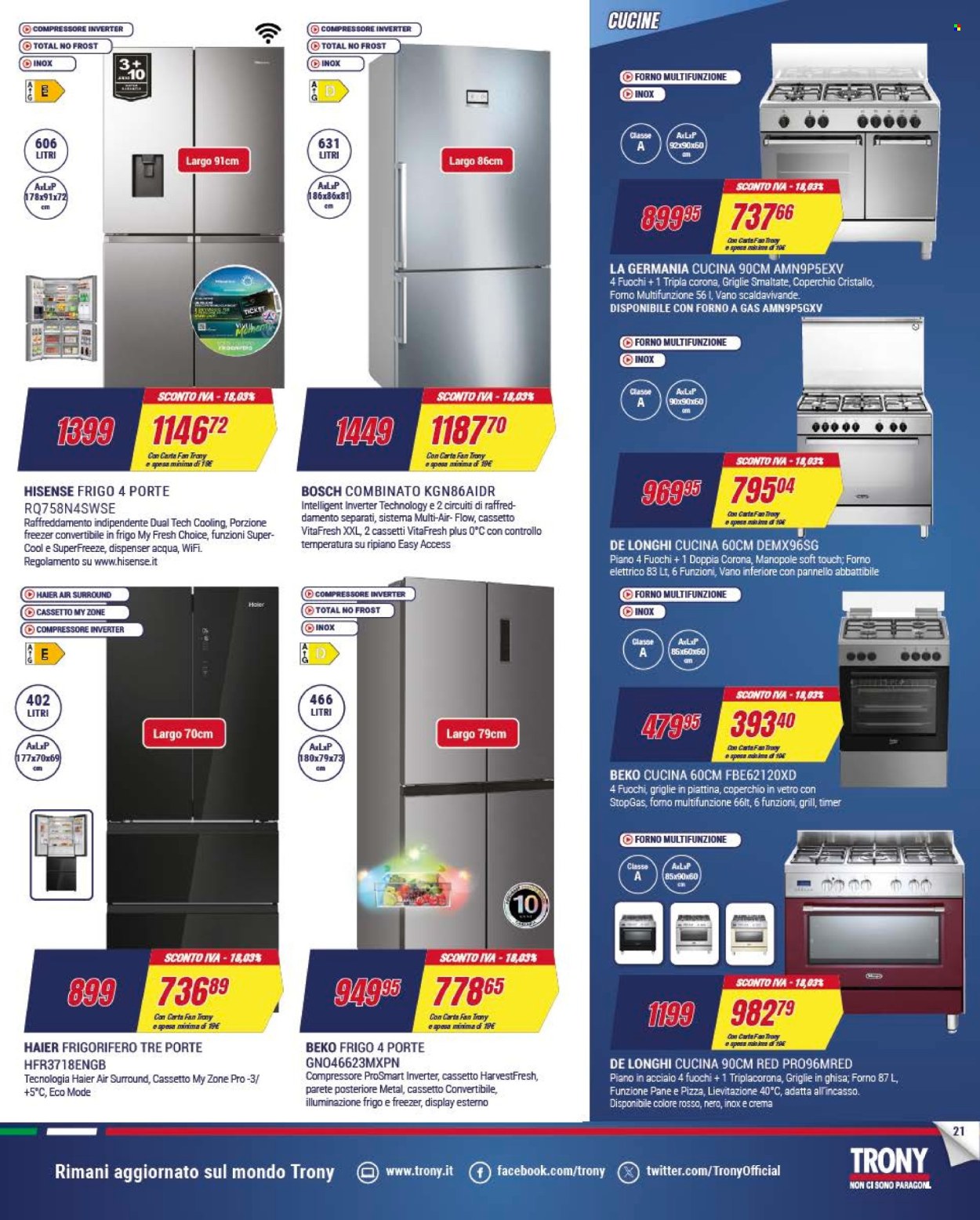 Volantino Trony - 8/5/2025 - 21/5/2025. Pagina 1